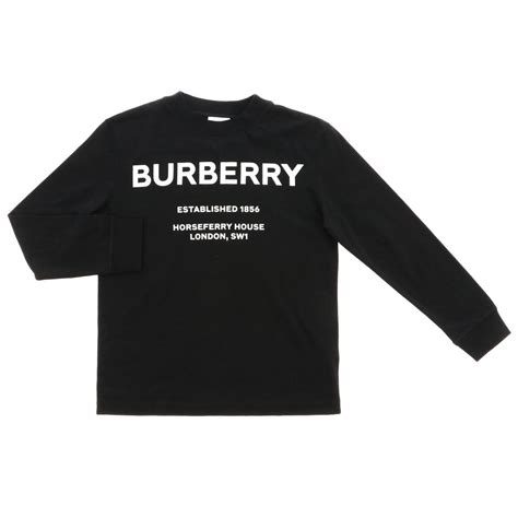 burberry small logo t shirt|burberry long sleeve t shirts.